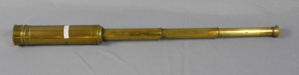 BRASS SHIP S FOUR DRAW TELESCOPE  2b30cb