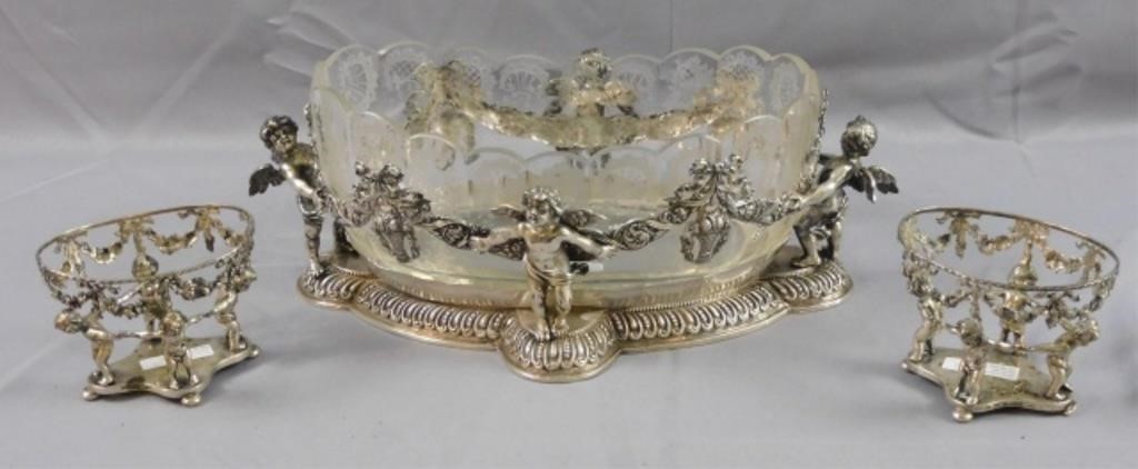 GERMAN 800 SILVER CENTER BOWL WITH