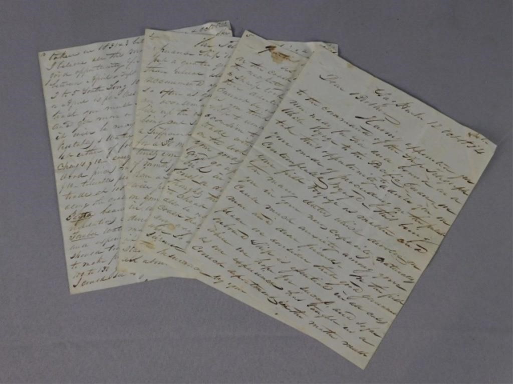 RARE 16 PAGE WHALING MANUSCRIPT,