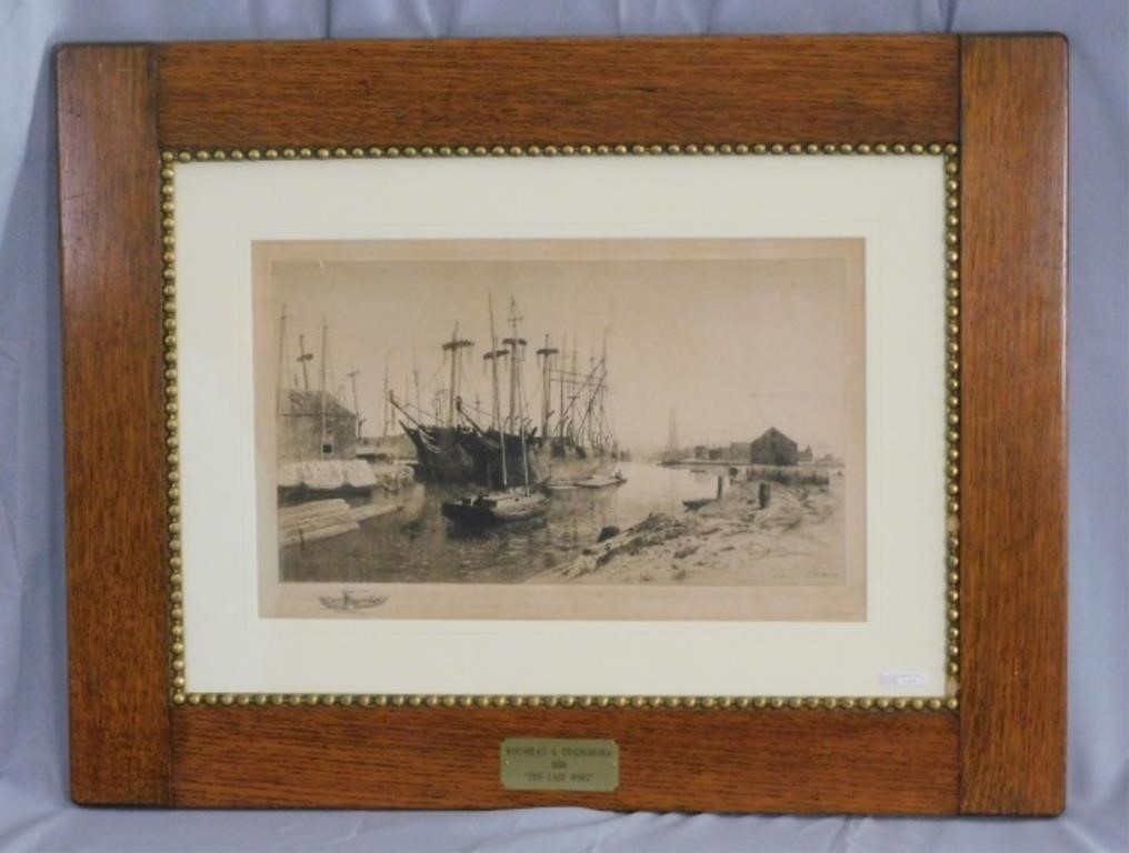 LEMUEL D ELDRED 1848 1921 MASSACHUSETTS framed 2b312a