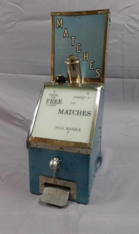 COIN OPERATED MATCHES VENDING MACHINE