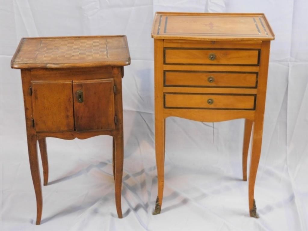  2 FRENCH STANDS 19TH C ONE 2b3232