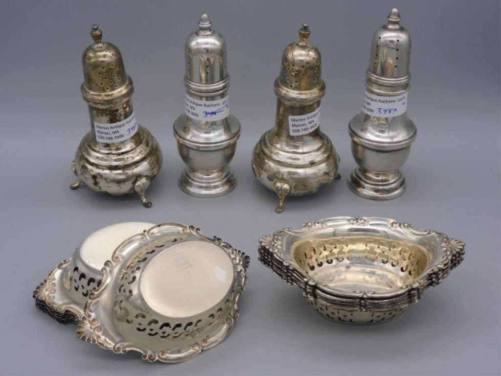 STERLING SILVER LOT, CA. 1920,