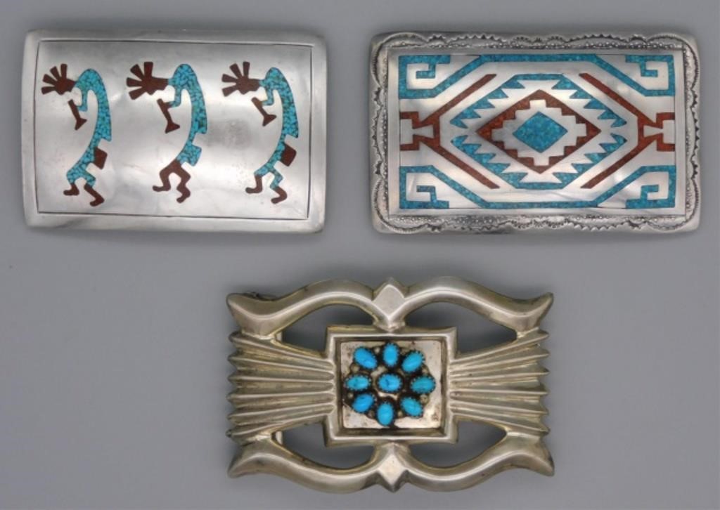 (3) AMERICAN SOUTHWEST SILVER BELT