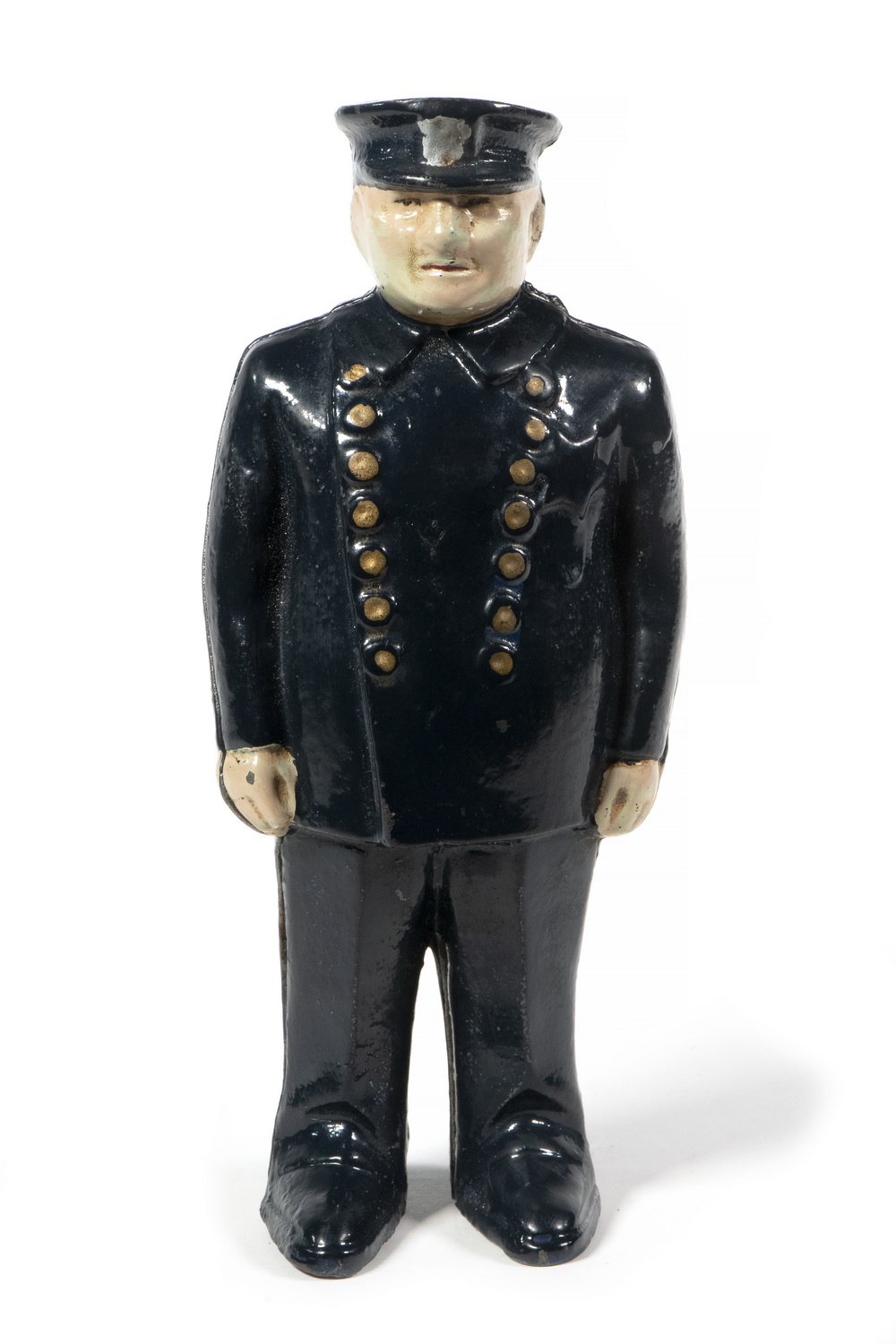 ARCADE POLICEMAN IRON STILL BANK