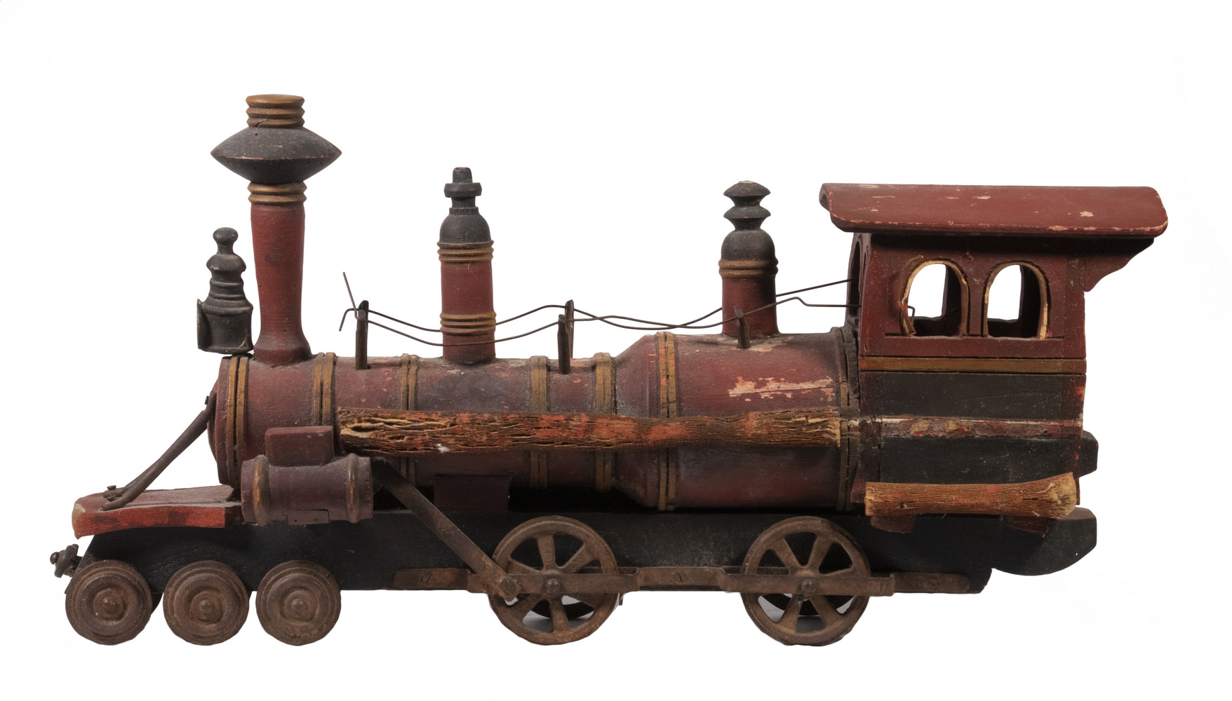 HAND CRAFTED WOODEN TOY LOCOMOTIVE