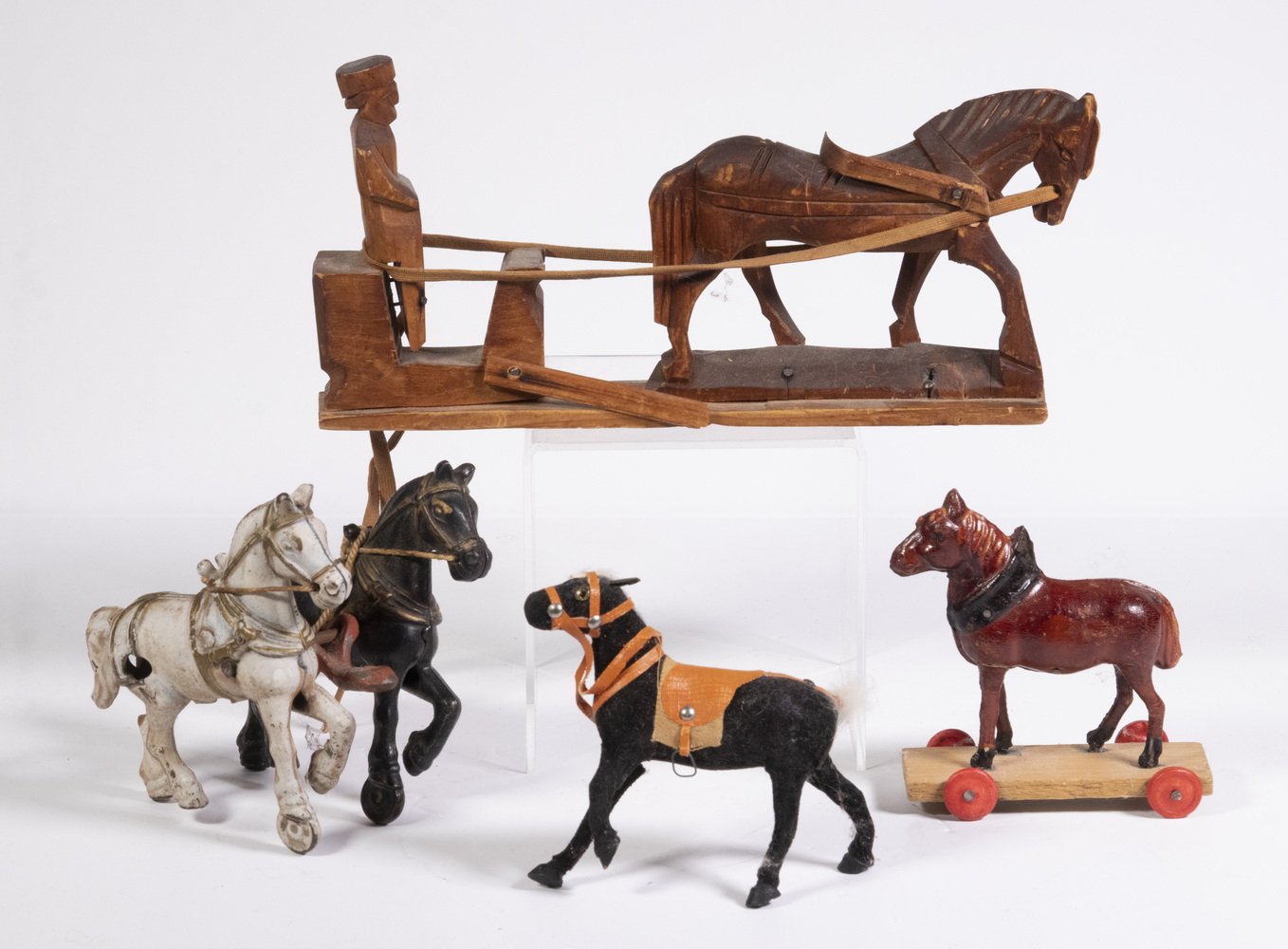  4 ASSORTED HORSE FIGURES Including  2b3645