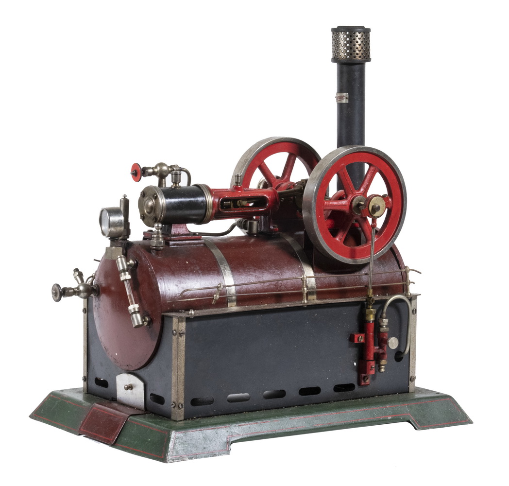 GERMAN TOY STATIONARY STEAM ENGINE