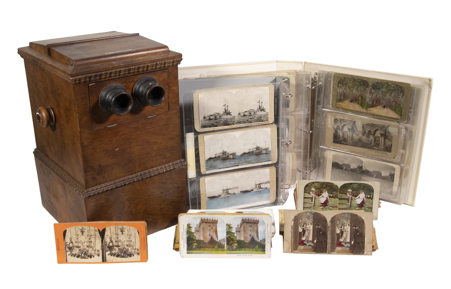 TABLETOP DOUBLE-SIDED STEREOSCOPE