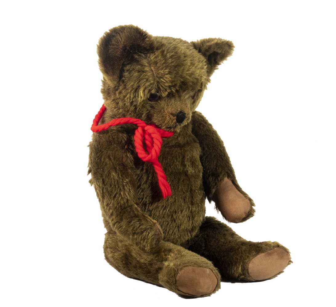 LARGE JOINTED TEDDY BEAR Vintage 2b3812