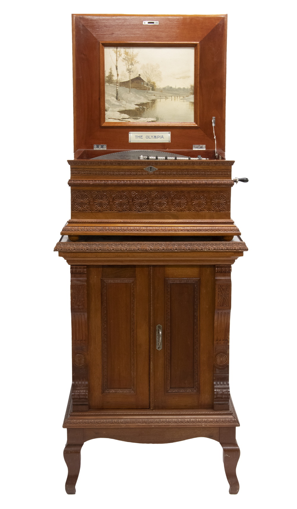 OLYMPIA MUSIC BOX WITH STAND & (19)