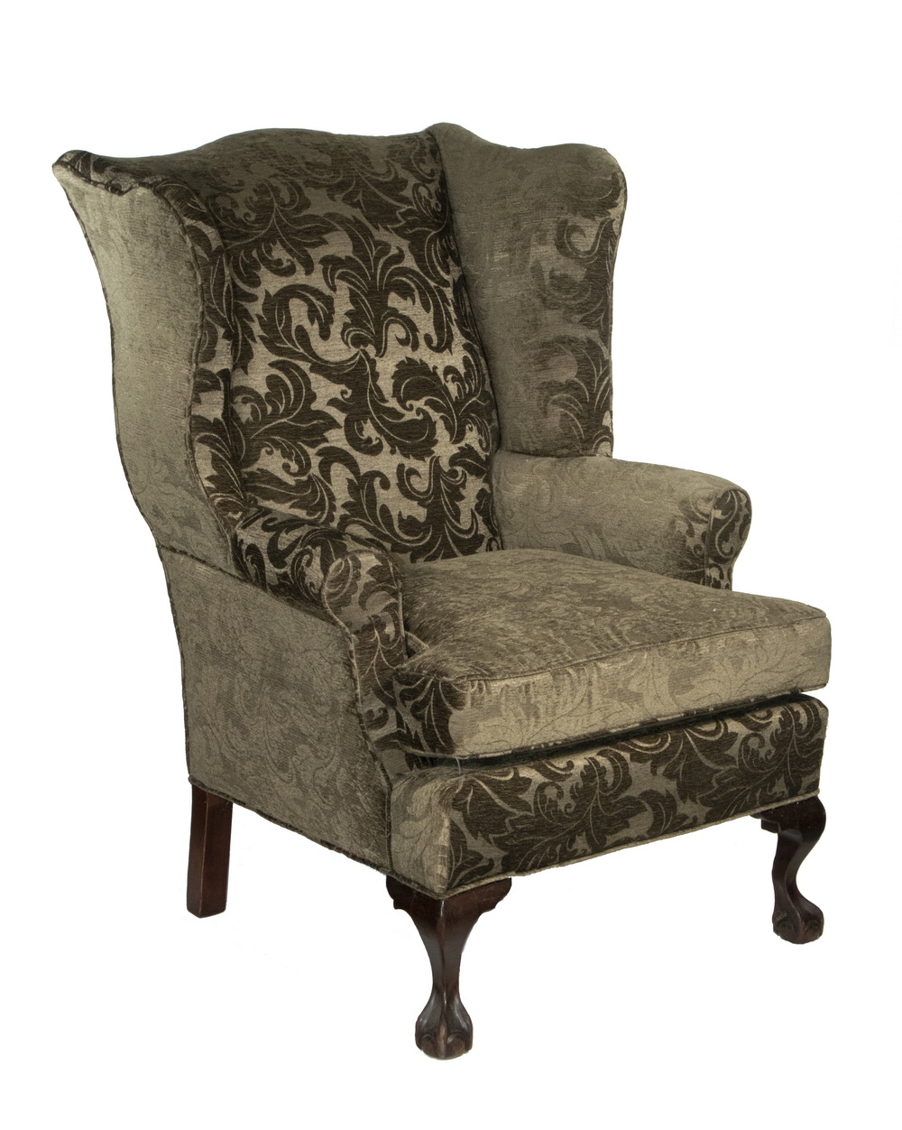 CUSTOM WING CHAIR Chippendale Style