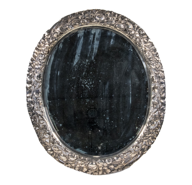 OVAL SILVER FRAMED MIRROR Most 2b3a6e