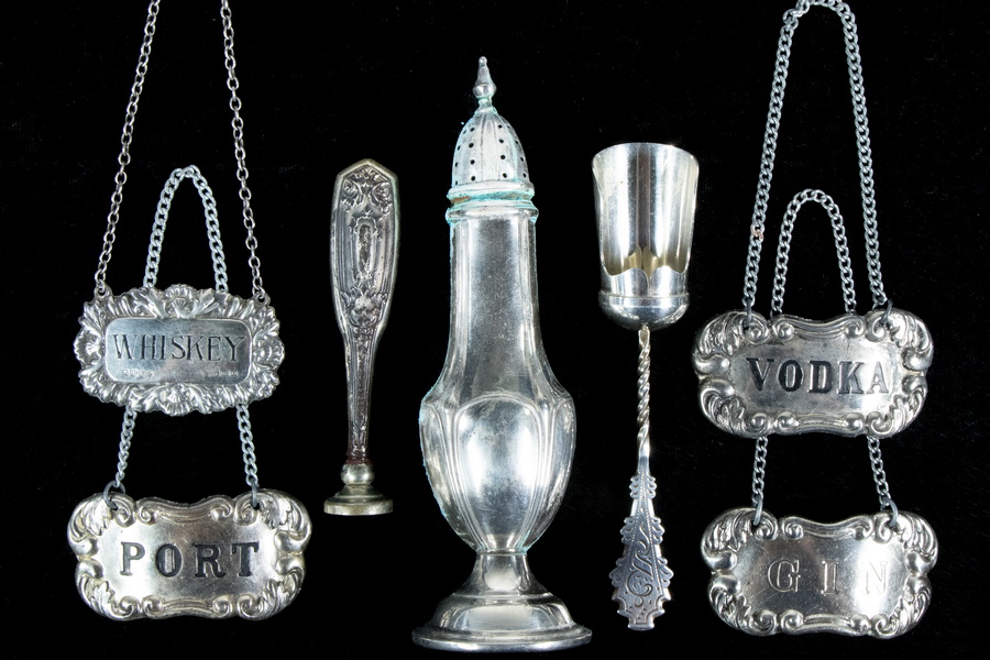 (7) SMALL SILVER & SILVER-PLATE