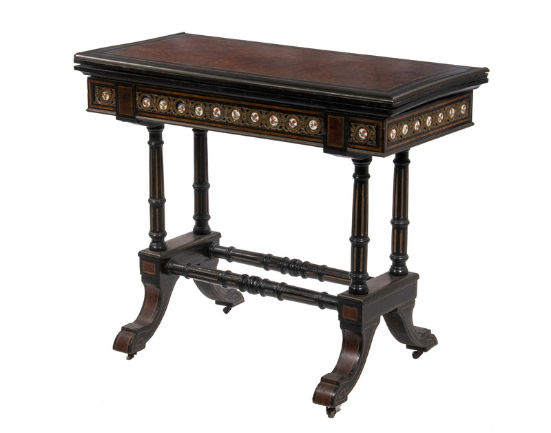 HERTER BROTHERS INLAID GAMING TABLE 2b3a83