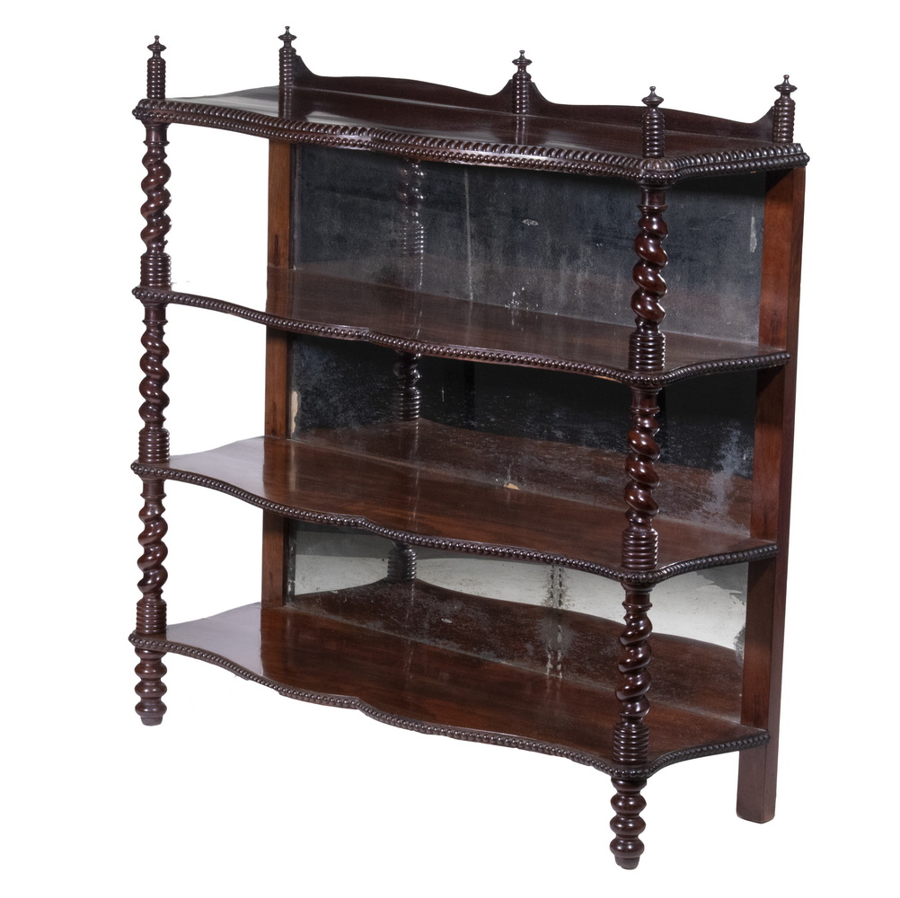 VICTORIAN ROSEWOOD ETAGERE 19th 2b3a8b