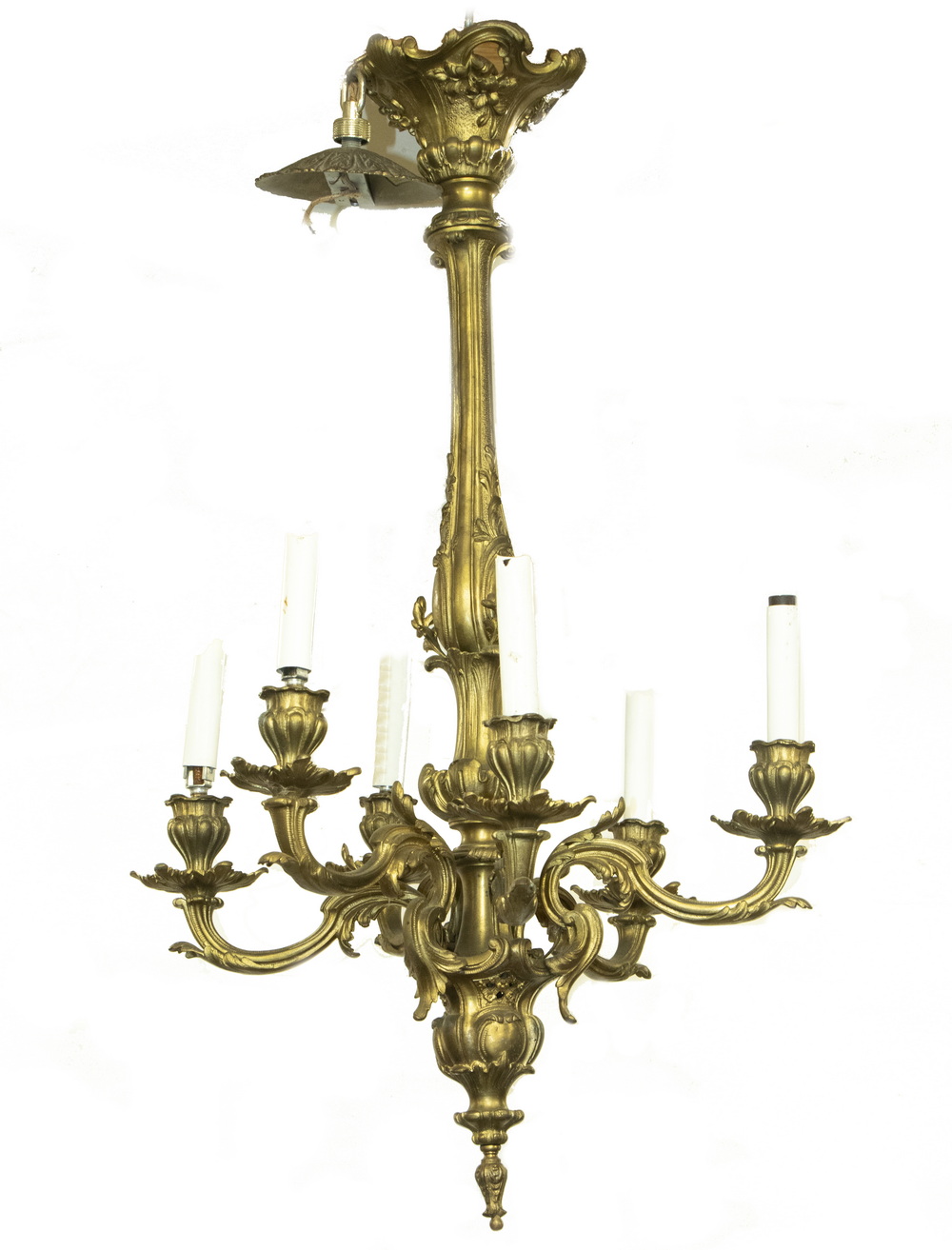 ROCOCO STYLE CHANDELIER 19th c  2b3a9d
