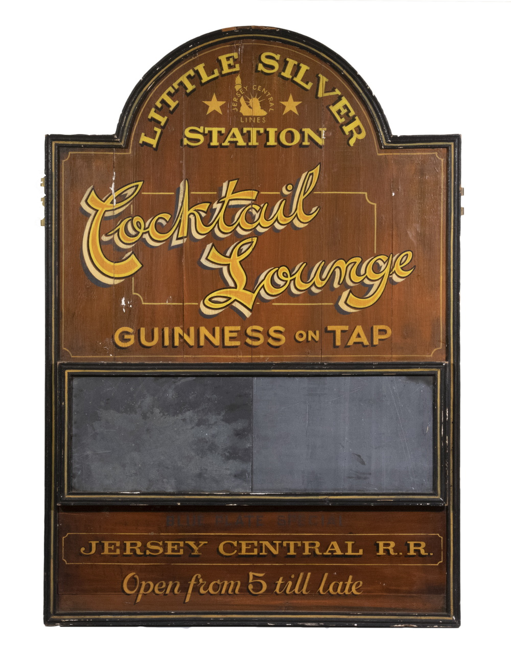 HAND PAINTED ADVERTISING SIGN:
