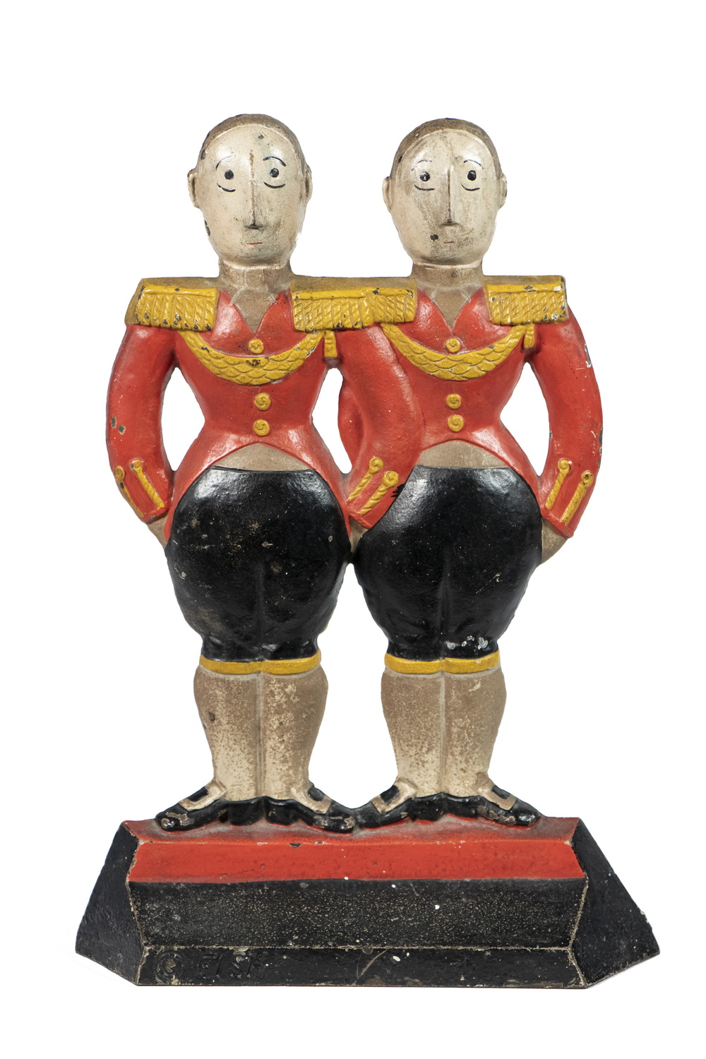 HUBLEY FISH CAST IRON DOUBLE FOOTMEN