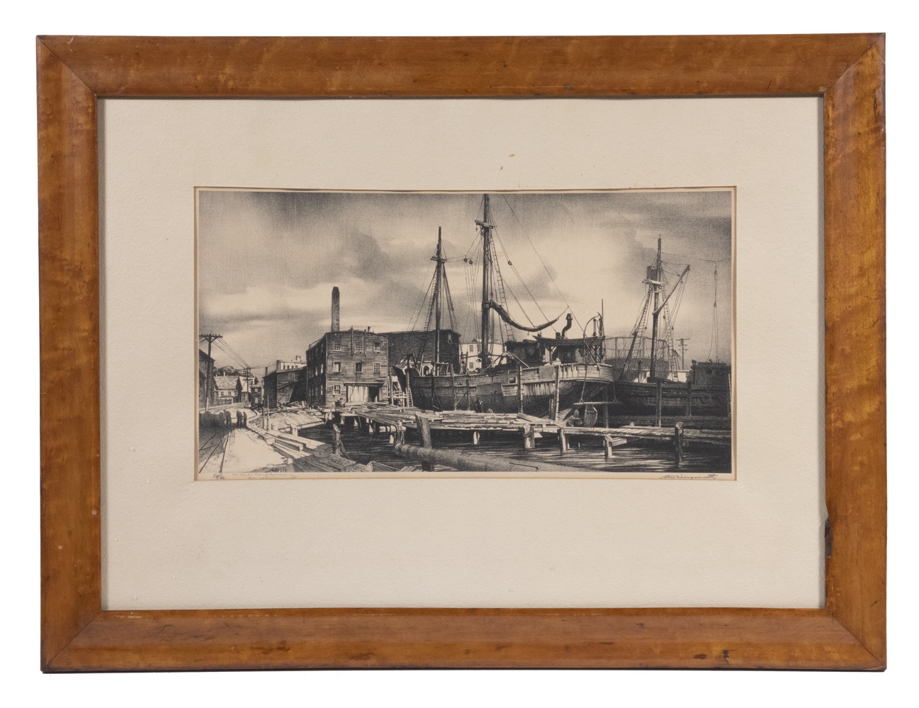 STOW WENGENROTH (NY/MA, 1906-1978) Shipyard