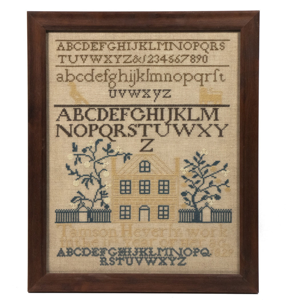 DATED 1829 SAMPLER BY TAMSON HEVERLY,