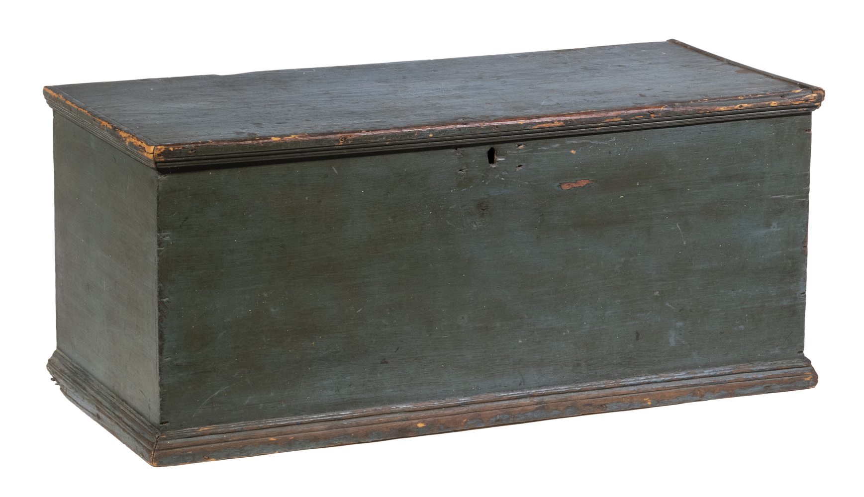 PAINTED BLANKET BOX 18th c American 2b3b92