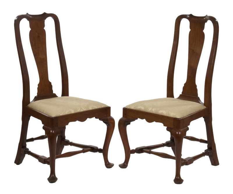 PR QUEEN ANNE SIDE CHAIRS Important 2b3ba5