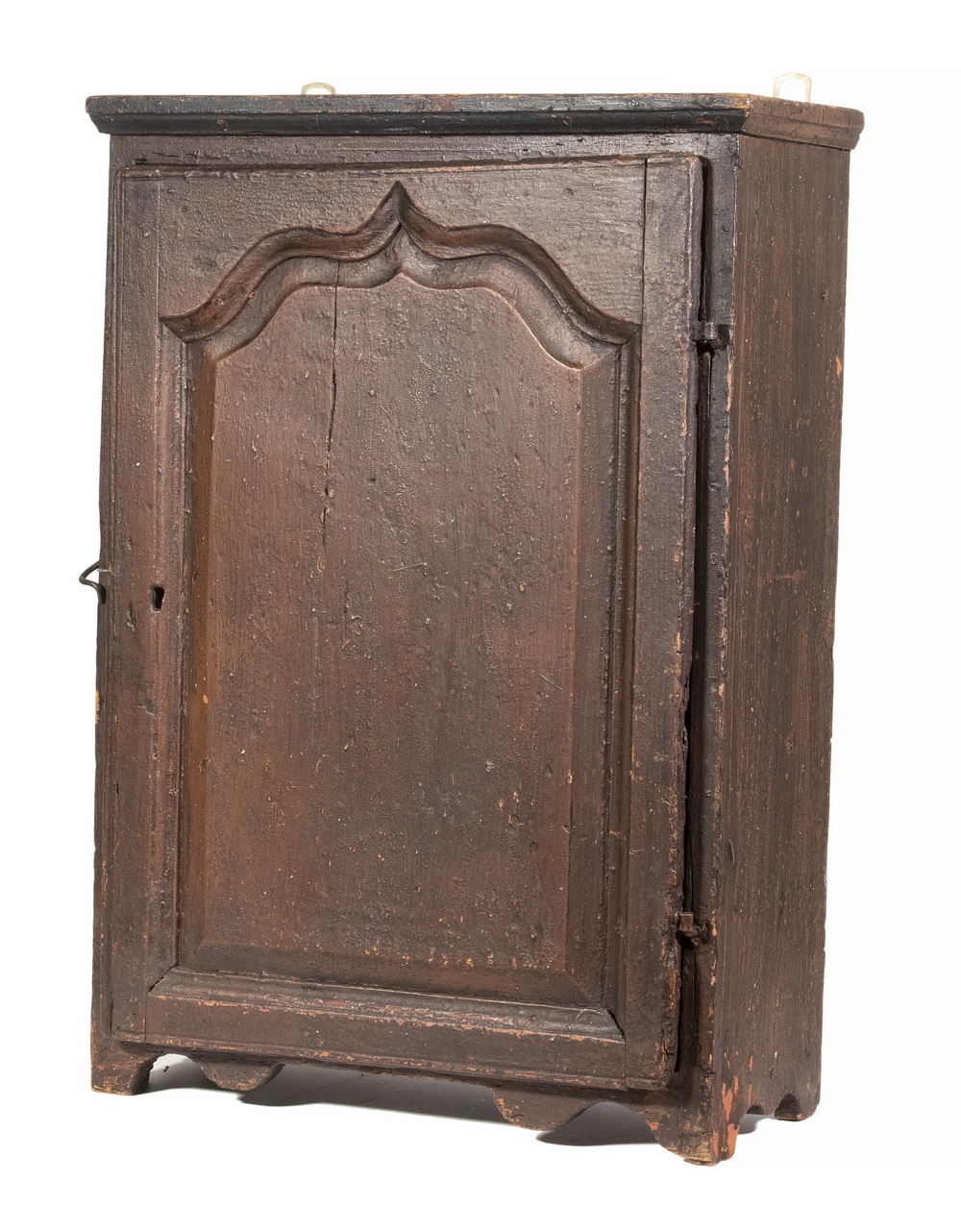 EARLY HANGING SPICE CUPBOARD 18th 2b3c1a