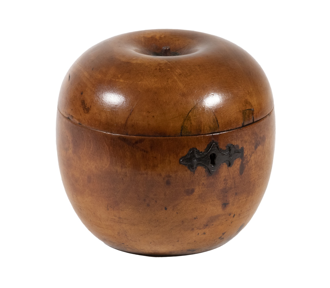 GEORGIAN APPLE FORM TEA CADDY English 2b3c17