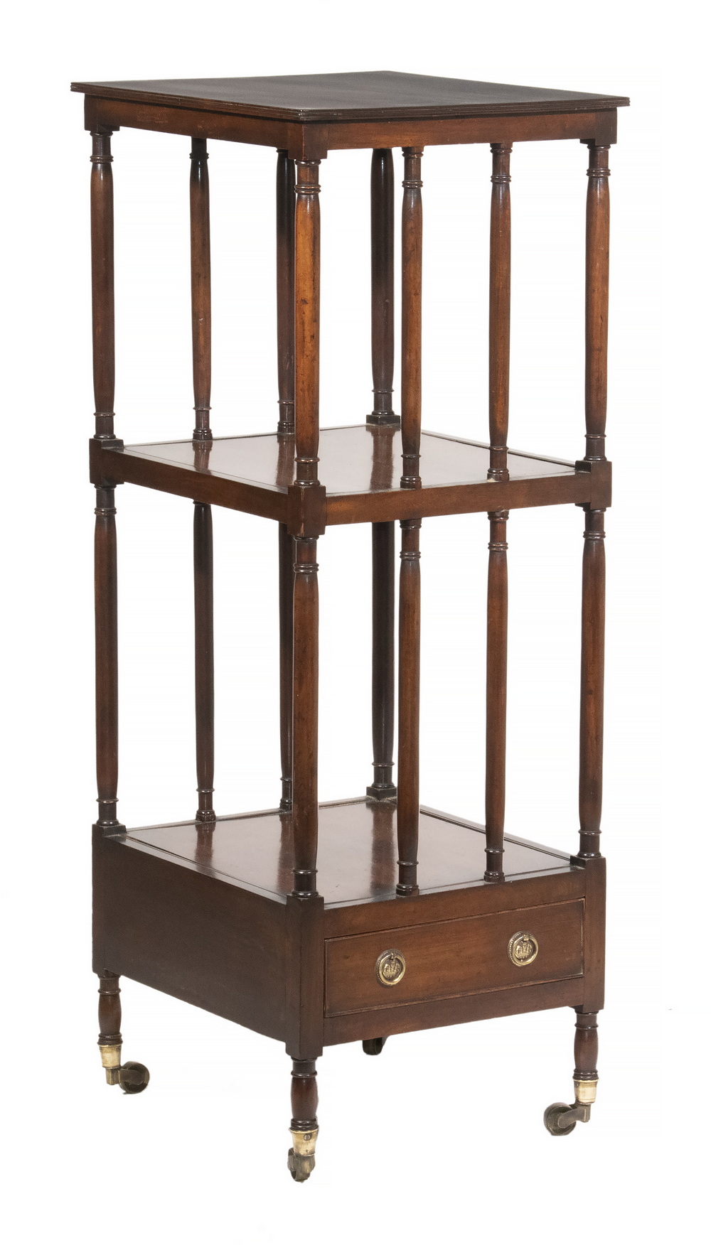 ENGLISH MAHOGANY ETAGERE 19th c.