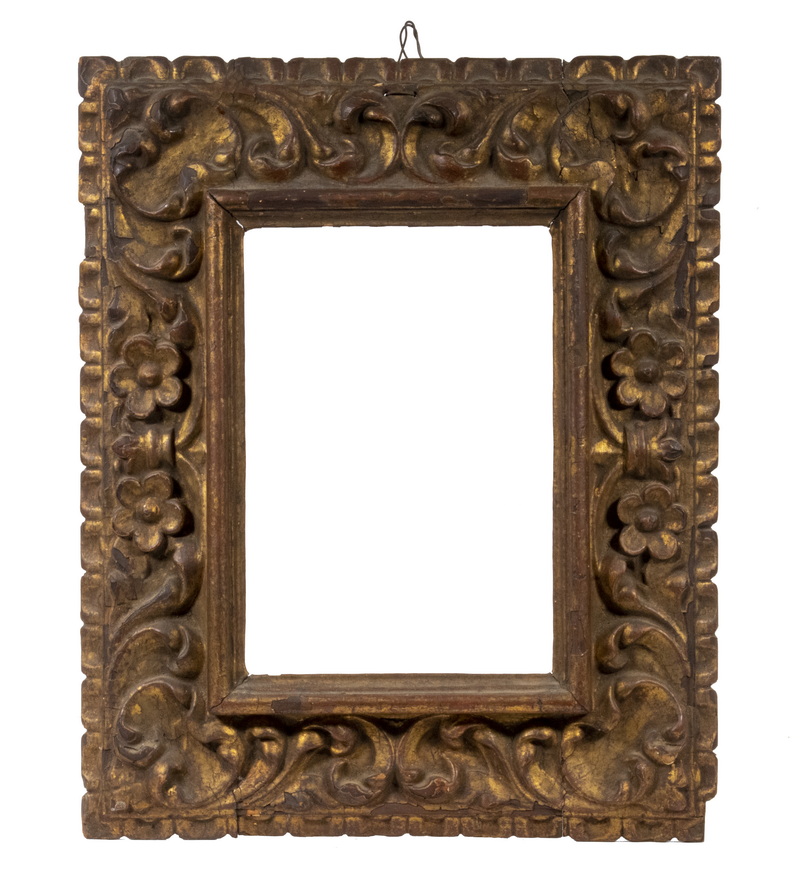 17TH C ITALIAN GILTWOOD FRAME 2b3c4c