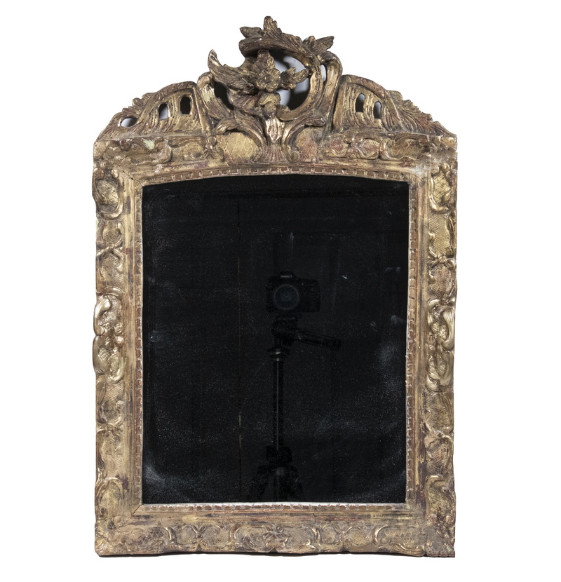 ITALIAN GILTWOOD MIRROR 18th c  2b3c4d