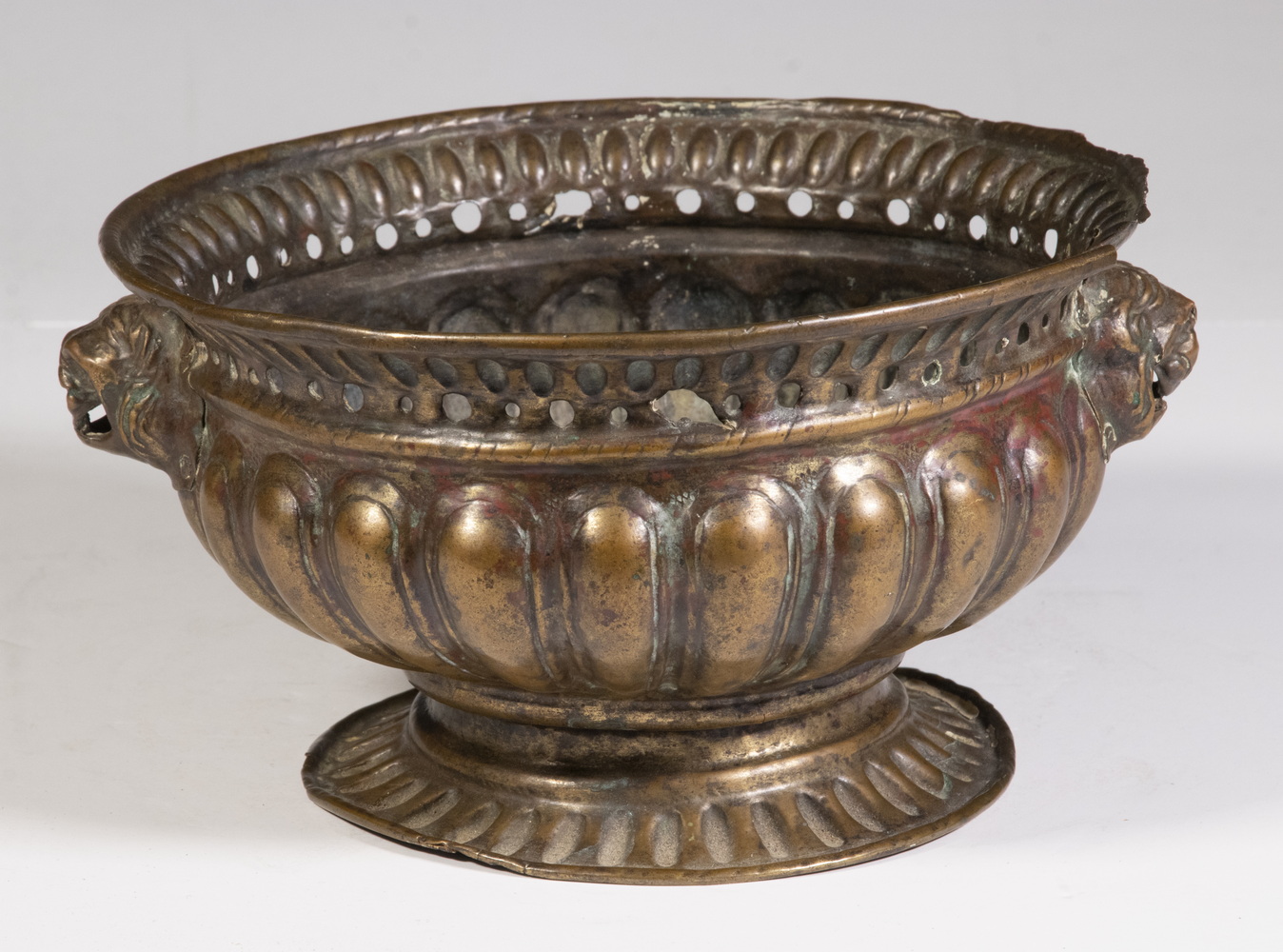 EARLY CONTINENTAL BRONZE BOWL 17th 2b3c9d