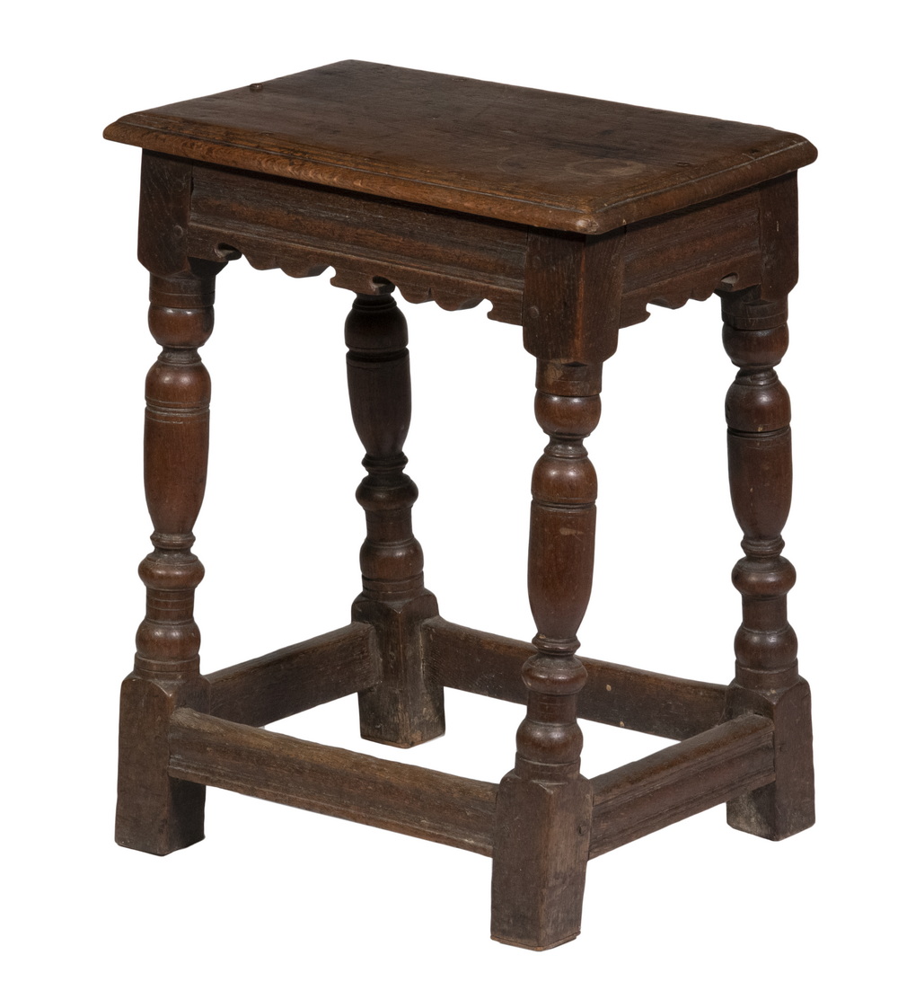 ENGLISH JOINT STOOL Mid-17th c.