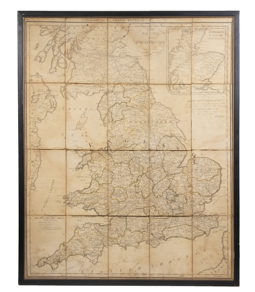 FADEN S MAP OF GREAT BRITAIN 1795  2b3ce5