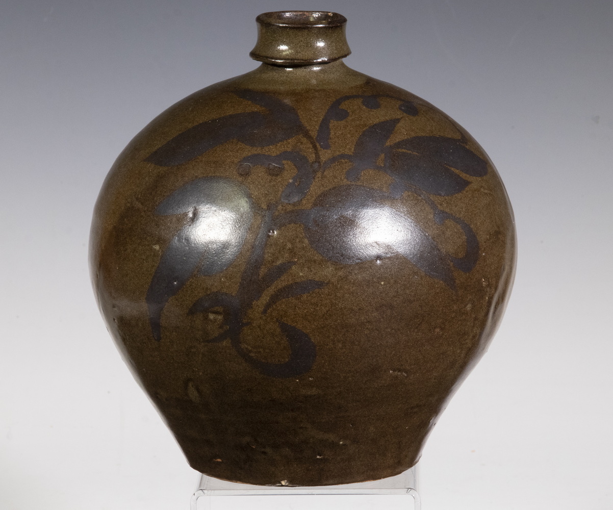 CHINESE SONG DYNASTY BLACK ON BROWN 2b3d74