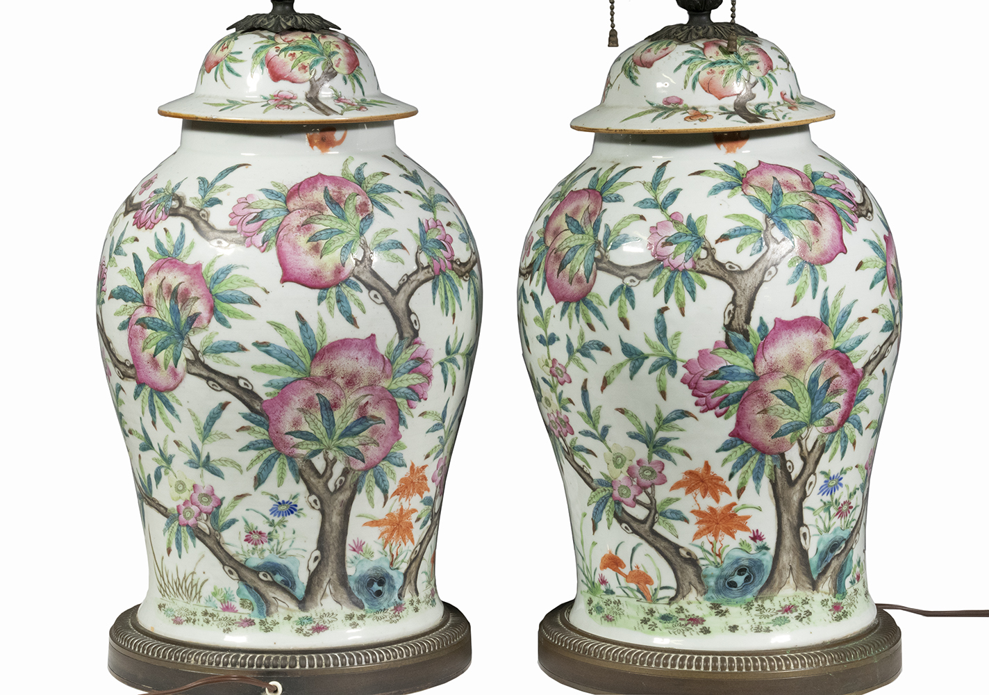 PR CHINESE PORCELAIN JARS WIRED 2b3dcf