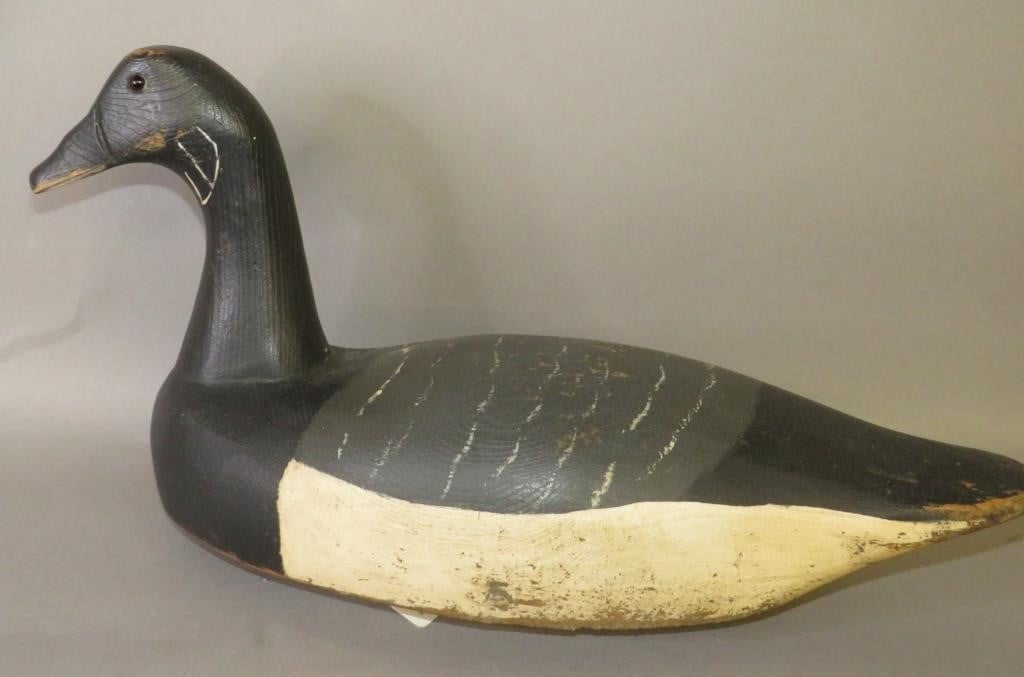 WORKING BRANT DUCK DECOY ATTRIBUTED