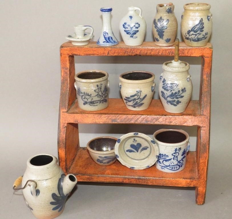 ROWE POTTERY MINIATURE DISPLAY