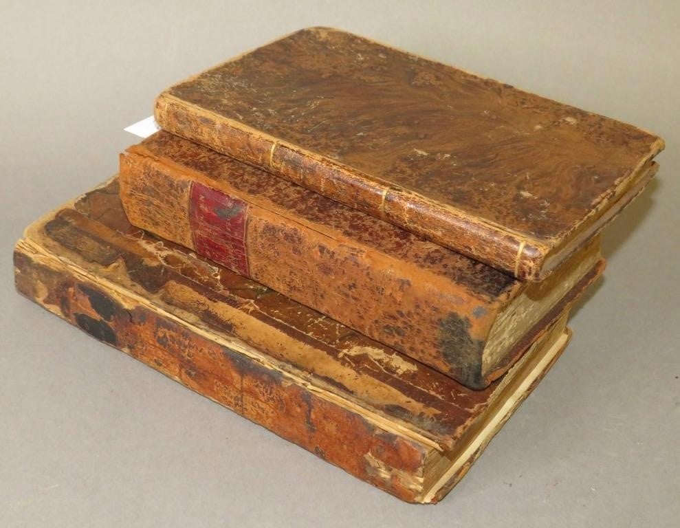 3 HISTORY BOOKSca. 1807, 1822 &