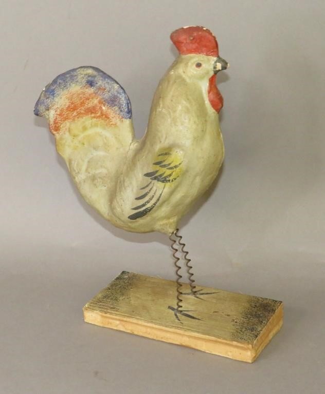 LARGER GERMAN ROOSTER SQUEAK TOYca  2b7491