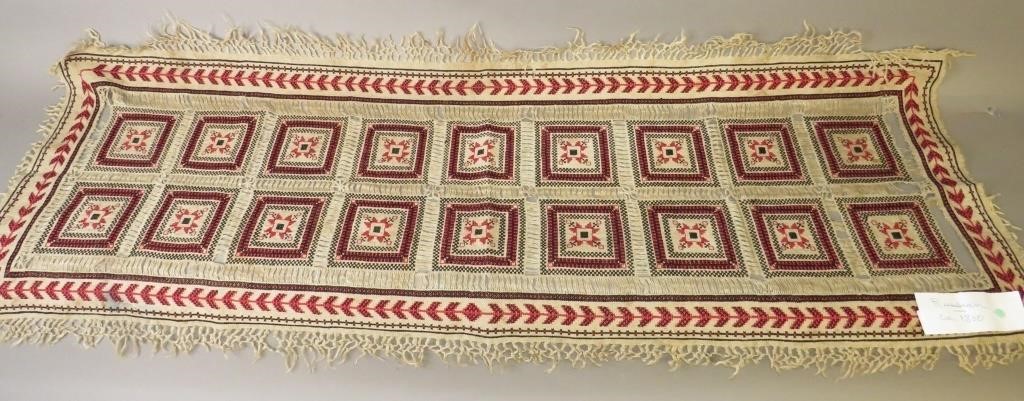 EARLY RUSSIAN EMBROIDERED TABLE 2b7594