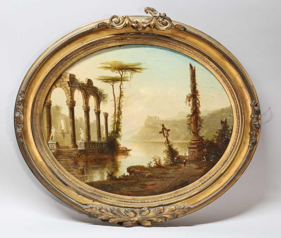 M STRAUS CLASSICAL LANDSCAPE WITH 2b7751