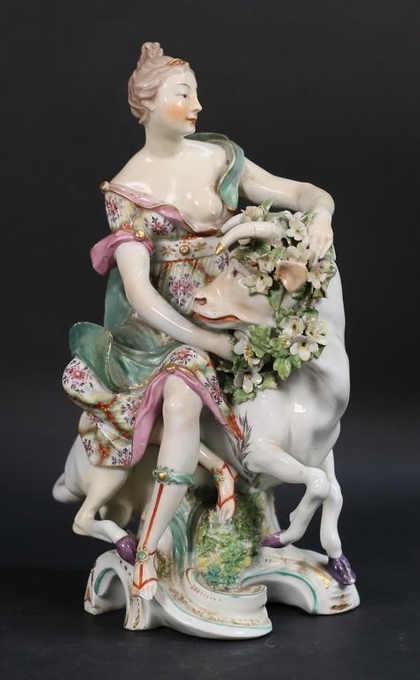 DERBY STYLE PORCELAIN FIGURE EUROPA 2b77ae