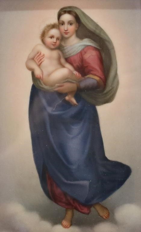 AFTER RAPHAEL KPM PORCELAIN PLAQUE 2b77df