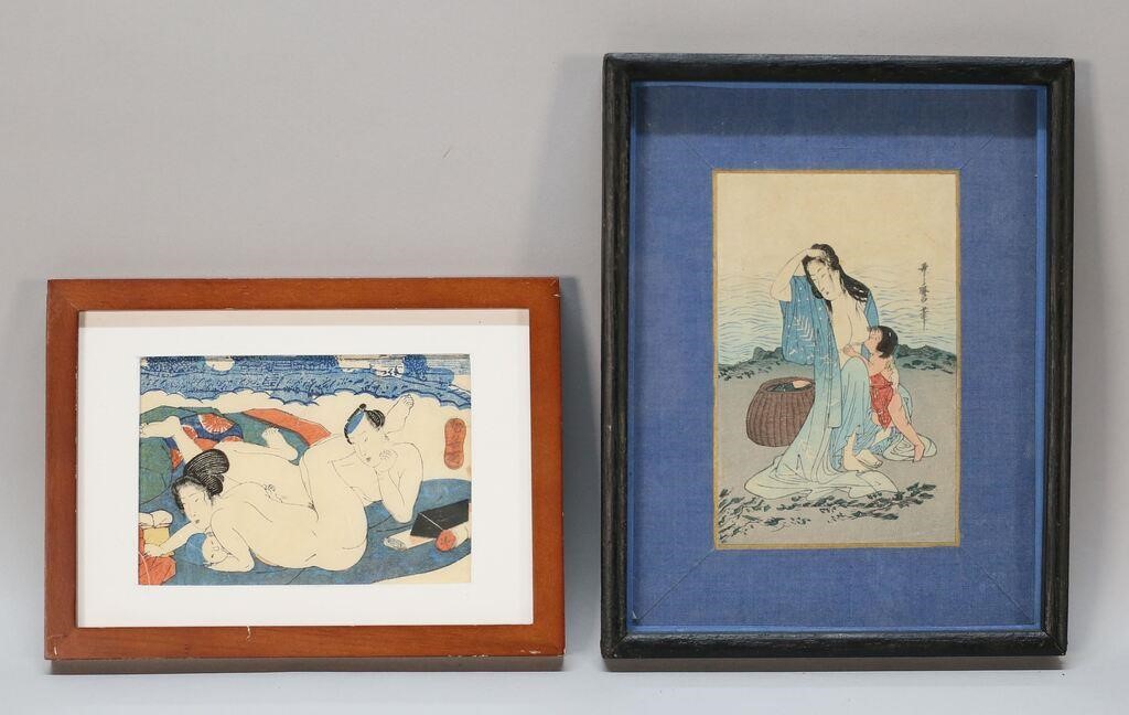 2 JAPANESE WOODBLOCK PRINTS2 Japanese 2b7820