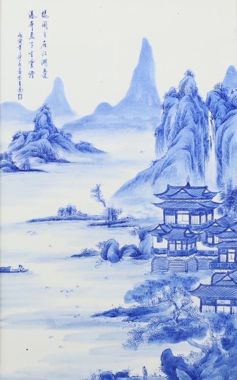 BLUE WHITE HAND PAINTED CHINESE 2b784f