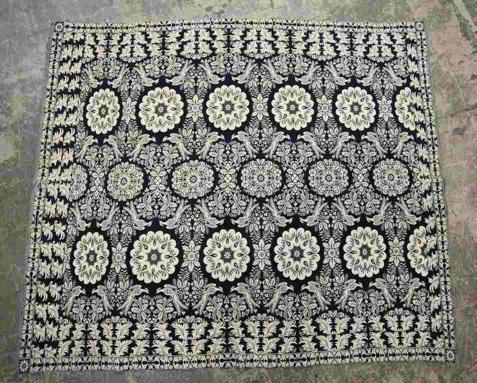 19TH CENTURY WOVEN QUILTWoven quilt  2b7953