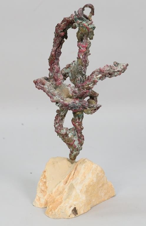 BRONZE BRUTALIST SCULPTUREBronze 2b7972