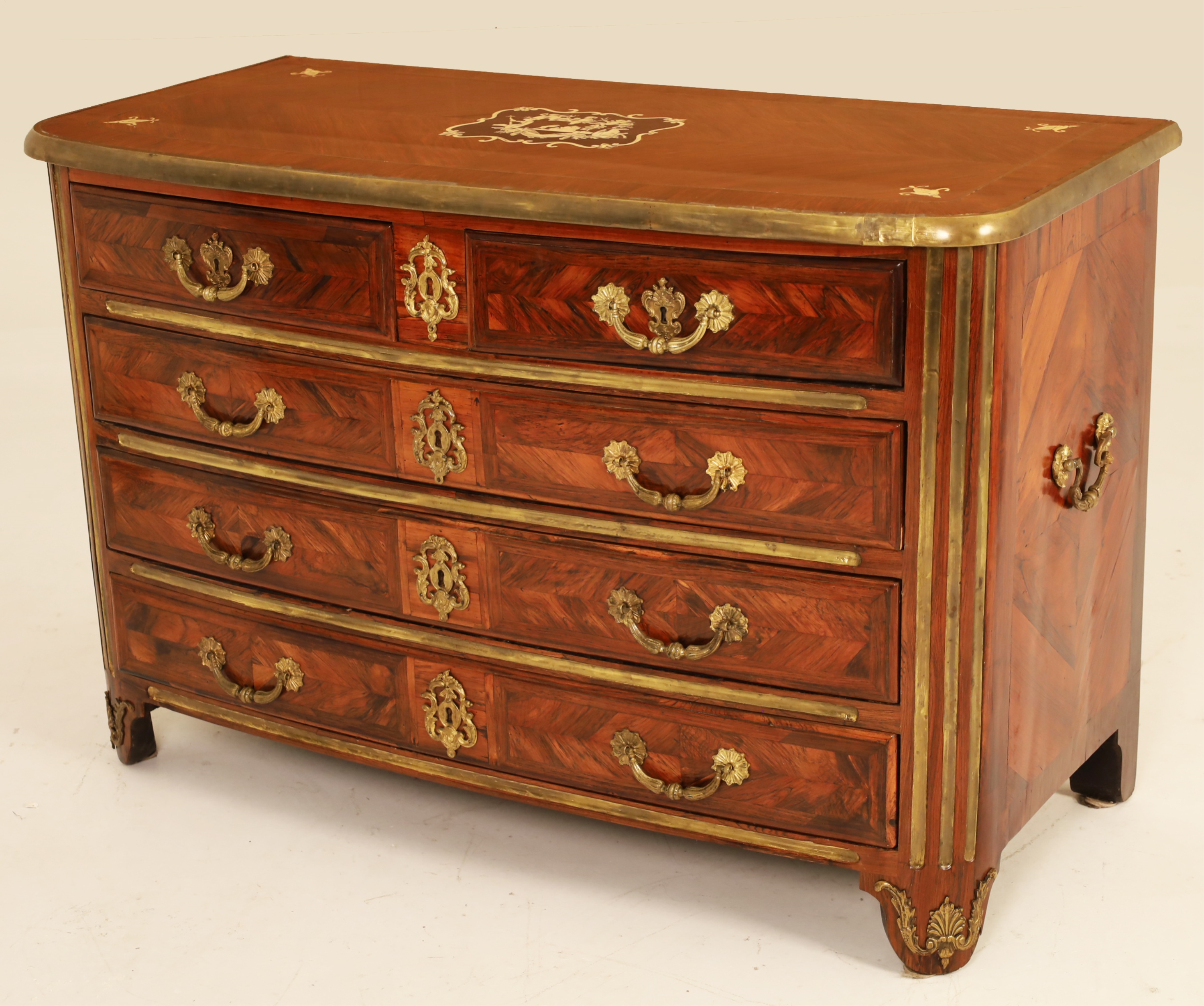 18TH C FRENCH REGENCY INLAID ROSEWOOD 2b79b9